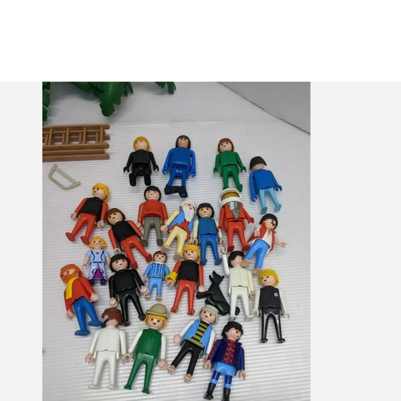 Vintage Playmobil (Geobra) Figures And Accessory Lot, Natives Set, 30 pieces - Picture 7 of 12